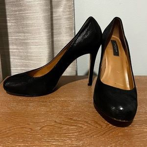 Black Ann Taylor Heels